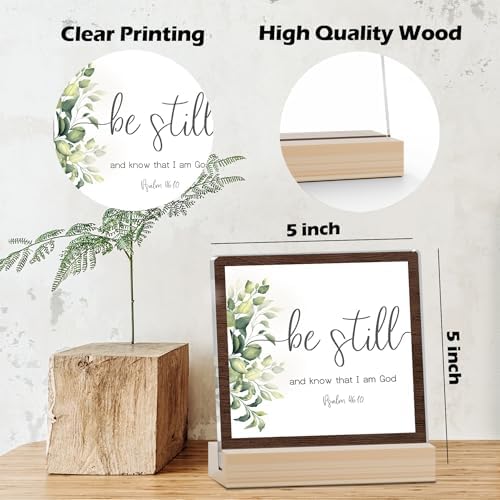 Farmhouse Decor, Acrylic Christian God Home Decorations, Aesthetic Entry Way Table Shelf Decor, Living Room Table Accessories, Boho Office Decorations For Work (06) - Image 2