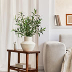 Leftover 3PCS 23.6Inch Faux Olive Branches for Vase,Artificial Olive Tree Branches,Fake Plants,Greenery Stems,Eucalyptus Stems,Green Leaves for Centerpieces Decoration,Home Decor,Coffee Table Decor - Image 7