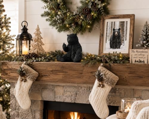 Black Bear Middle Finger Figurine – Hilarious Woodland Cabin Decor, 5" - Image 3