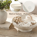Ceramic Decorative Table Bowl Trays Home Room Decor Farmhouse (11" Rustic) - Image 4