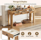 Bellemave 52" Rustic Console Table - Image 5