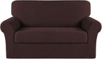 Turquoize Stretch Sofa Slipcover 2 Pieces Sofa Cover Couch Cover by Turquoize