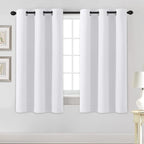 H.VERSAILTEX White Curtains for Bedroom Thermal Insulated Room Darkening Living by HVERSAILTEX