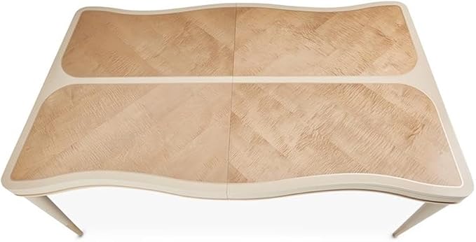 MICHAEL AMINI Malibu Crest 9-Piece Engineered Wood Dining Set in Blush - Image 7