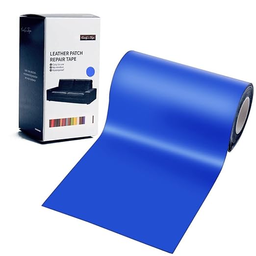 Leather Repair Tape Patch kit Blue, 3X60 inch Waterproof Self Adhesive Patch by Cindy%27s+Tape