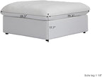 JACH Modern Storage Ottoman Module - Image 3