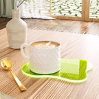 Acrylic Coaster for Desk, Clear Bar Drink Coaster, Clear Cloud Shape Coffee Cup Coaster, Perfect for Tabletop Protection and Accessories Display. - Image 3