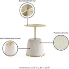 Manhattan Comfort Anderson Modern 15.75" Round End Tables 1.0 - Image 4