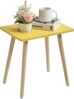 FORAOFUR Side Table, Small End Table Accent Living Room Bedroom Balcony Office by FORAOFUR