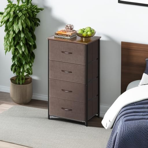 AODK Dresser for Bedroom with 4 Storage Drawers, Small Dressers Chest of - Image 5