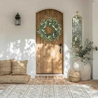 Pinkpum 20'' Eucalyptus Wreath for Front Door Green Decor for Home Farmhouse Wall Spring Summer Fall Outdoor Indoor Porch Window All Seasons - Image 4