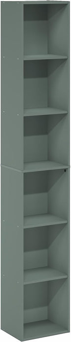 Furinno LUDER Book Shelf, 6-Tier Tall Modern Bookshelf, Bookcase - Image 6