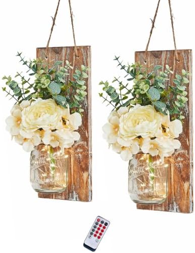 Rustic Wall Decor Set of 2, Brown by LiveinspiredLiveBesuerte