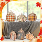 Leinuosen 6 Pcs Fall Pumpkin Decor, Fall Decor for Home - Image 5