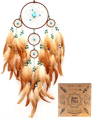 Urdeoms Brown Dream Catchers Wall Decor for Girls Dreamcatchers Wall Decor by Urdeoms