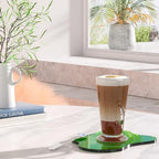 Acrylic Coaster Decorative Plates, Dark Green Bar Drink Coaster, Clear Cloud Shape Coffee Cup Coaster, Perfect for Tabletop Protection and Accessories Display.(Dark Green - Image 5
