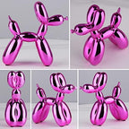 Red Balloon Dog Decor, Animal Shelf Decor, Preppy Room Cute Statue, Bedroom Modern Sculpture Desk, Office Gold Decorations Small Figurines - Image 4