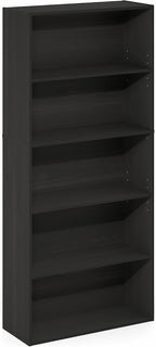 Furinno Jaya Book Shelf, 5-Tier Bookshelf, 52 Inch Tall Standing Bookcase - Image 5
