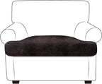 ANARACHON Leather Look Couch Cushion Covers Sofa Seat Slipcovers Sets Couches by ANARACHON