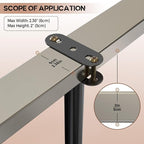 6Pcs Bed Frame Support Leg, Adjustable Height 5.8"-9", Extra Sturdy Steel Bed - Image 8