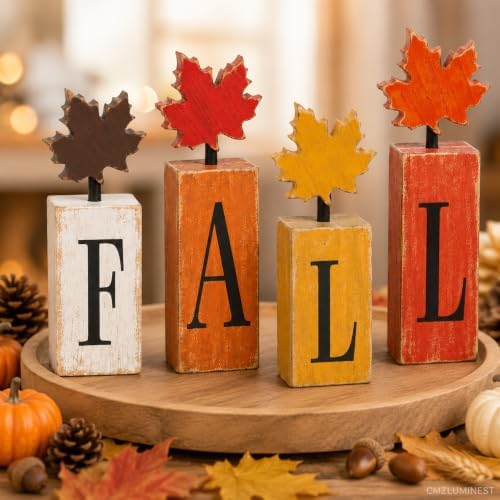Vintage Leaves Fall Decor, Fall Decorations for Home - Image 3