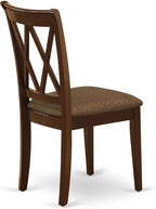 East West Furniture CLC-MAH-C Clarksville Dinette Chairs - Image 7