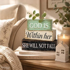 Christian Table Decor for Home, Inspirational Religious Gifts for Women - Image 7