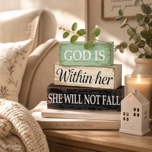 Christian Table Decor for Home, Inspirational Religious Gifts for Women - Image 7