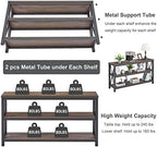 FATORRI Console Table for Entryway, Sofa Tables Behind Couch, Rustic Wood and - Image 4