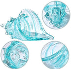 Blown Glass Conch Statues - Modern Glass Art, Conch Decorative Statues for Dining Tables, Entryways, Coffee Tables, Living Rooms, Kitchens, Shelf Fillers - Image 5