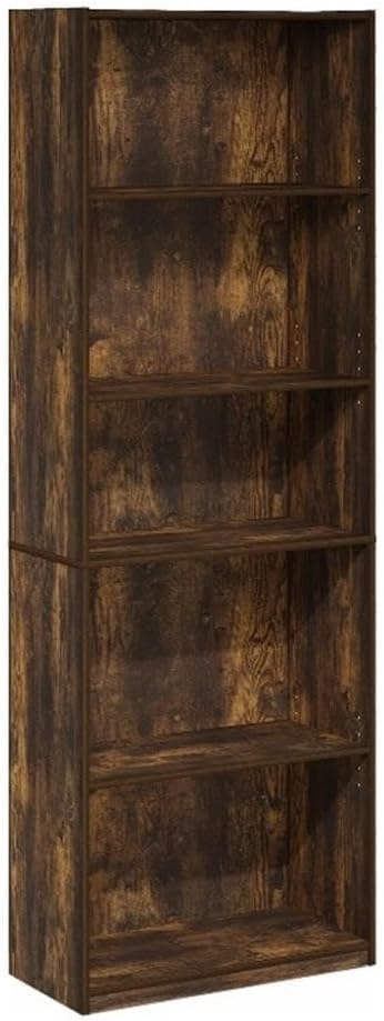 Furinno GEHRY Book Shelf, 5-Tier Bookshelf by Furinno-FitsYourSpaceFitsYourBudget