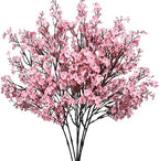 Mandy's 6 Bundles Artificial Light Brown Baby’s Breath Flowers by Mandys