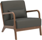 INZOY Mid Century Modern Accent Chair - Image 4