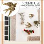 2 Piece Vintage Swallow 3D Wall Decor, 4.7 and 6.7 Inch Resin Art Gift Set - Image 3