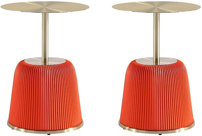 Manhattan Comfort Anderson Modern 15.75" Round End Tables 1.0 by ManhattanComfort