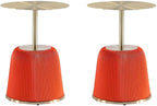 Manhattan Comfort Anderson Modern 15.75" Round End Tables 1.0 by ManhattanComfort