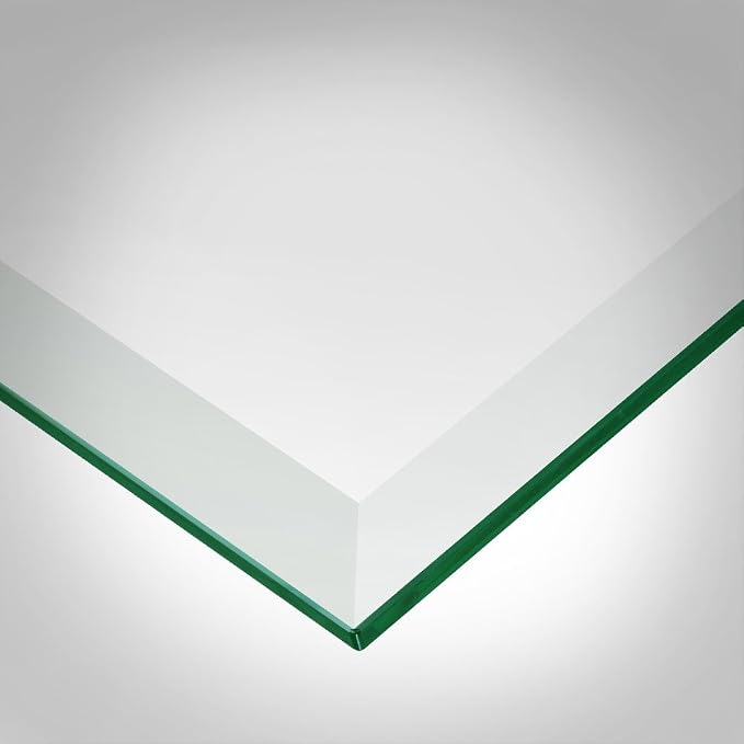Dulles Glass 16 inch Square Glass Table Top - Image 4