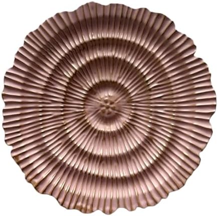 Metal Wall Sculpture, 10'' Round Textured Radiant Sunburst Wall Decor by Picfarce