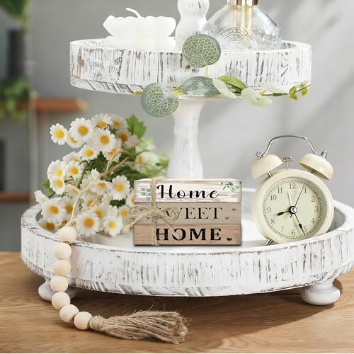 Mini Decorative Books For Home Decor, Small Wood Book Stack For Table Decor, Home Sweet Home decoration Books For Living Room Bookshelf, Farmhouse Stacked Books decoration（L49) - Image 3