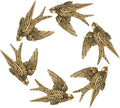 6 Piece Vintage Swallow Wall Decor, 4.7 Inch 3D Resin Bird Art Sculptures by Kathfly