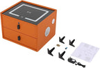 Smart Nightstand with Charging Station, Adjustable LED, USB Ports, Fingerprint - Image 9