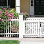 Interchange Welcome Sign Front Door Wreaths for Spring Fall Summer Winter - Image 5