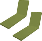 Outdoor Chaise Lounge Cushions for Patio, Waterproof Replacement Seat Cushions by Iheqard