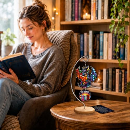Book Lover Gifts for Women - Bookish Reading Gift - Dragon Decor - Image 4