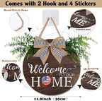 12x12 Inch Interchangeable Welcome to Our Home Door Sign - Image 3