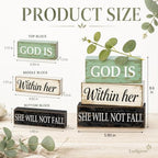 Christian Table Decor for Home, Inspirational Religious Gifts for Women - Image 3