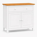 From the Tree Furniture 44" Wide White & Pine Top Solid Pine Shaker Sideboard - Image 4