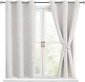 Blackout Curtains for Bedroom, 2 Drape Panels, 42 x 54 Inch | Thermal Insulated by Hiasan