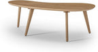 Camaflexi Mid Century Modern Abstract Shaped Coffee Table/Wood/Light Oak Finish - Image 4
