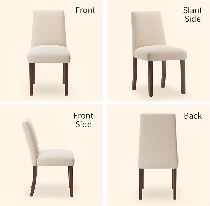 Dining Chairs Set of 6, Modern Dining Room Chairs - Image 8